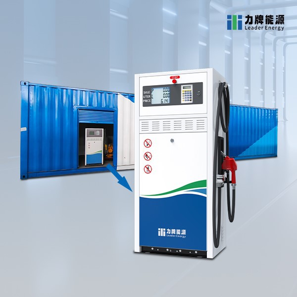 Kompakt brændstoftankstation